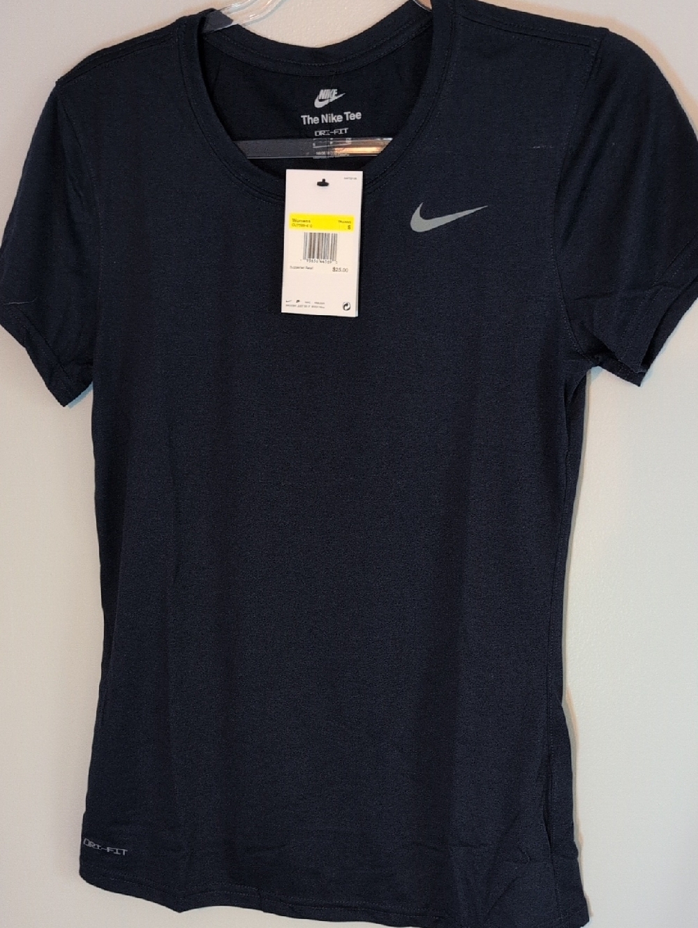 Nike Women's Dri-FIT Short Sleeve Tee - Black